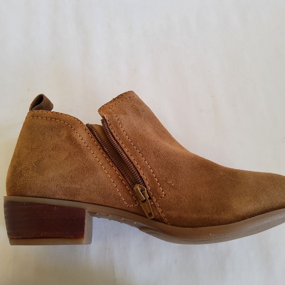 Diba Brown Suede Leather Ankle Boots Booties Size 8.5 - Picture 7 of 11